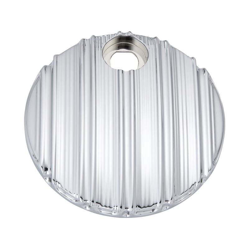 10-Gauge Touring Fuel Door Cover Chrome