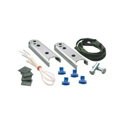 Rear Turn Signal Strut Relocation Kit Chrome