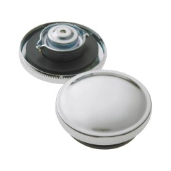 Early Style Gas Cap Vented and non-vented set Chrome