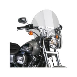 SwitchBlade Chopped Quick Release Windshield Height: 21,1", Width: 22,4" Clear