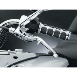 ISO Grips Black Chrome 1" Throttle Cables