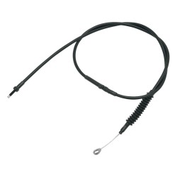 Blackout Longitudinally Wound (LW) Clutch Cable +6 Black Vinyl All Black 64,8"