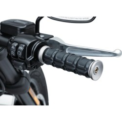 Dillinger Grips Silver 1" Throttle By Wire