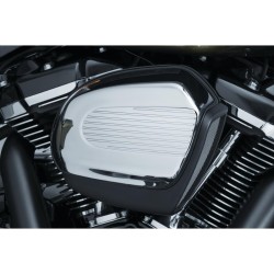 Finned Air Cleaner Accent Chrome