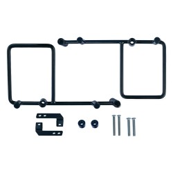 Voyager Bracket Kit Saddlebag Mounting Kit Black Powder Coated