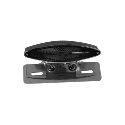 Wide Cateye Taillight Licence Plate Bracket Kit Chrome Clear LED