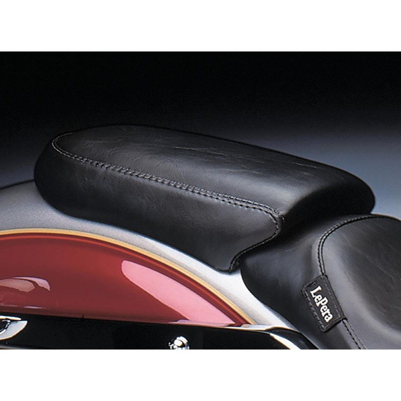 Bare Bones Pillion Pad Smooth Black Vinyl