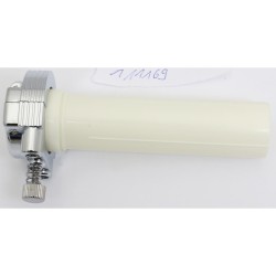 Throttle Clamp and Sleeve Assembly Black 1" Dual Cable