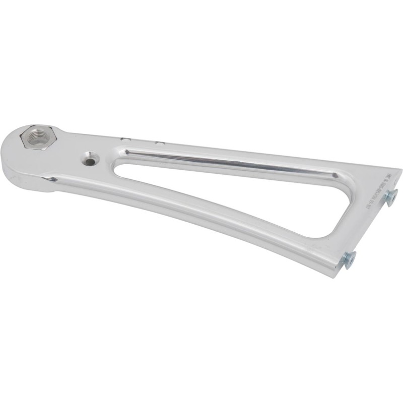 Axle Mount Side Mount License Plate Bracket For 1" Axles Aluminium Polished