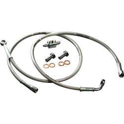 OEM Style DOT Brake Line Kit Stainless Steel Clear Coated 47,75"