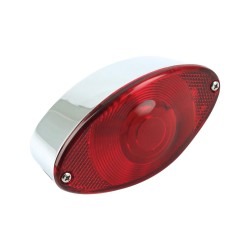 Cateye Rücklicht Chrome Chrome Dual Filament