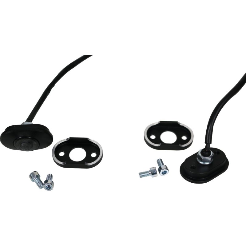 Sleek LED Turn Signal/Taillight/Brake Light Black Anodized Dark Smoke LED