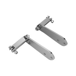 Highway Peg Brackets Chrome