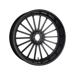 Nitro 18 Wheel Black 23" 3,50" ABS Dual Flange Front
