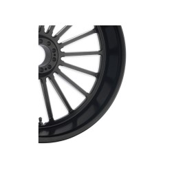 Nitro 18 Wheel Black 23" 3,50" ABS Dual Flange Front