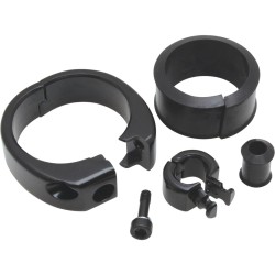 Swivel Head 1 1/4"-1 1/2" Diameter Tubing Cable Clamp Single Throttle/Clutch Cable Black