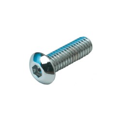 Long Buttonhead Screw Pack Chrome Allen head 5/16"-18 UNC 1 1/4"