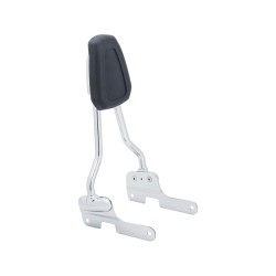 Simple Passenger Backrest 04+ Sportster Chrome