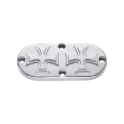 Cross Inpsection Cover Aluminium Polished