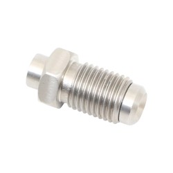 3/8" UNF, Vario Line Male Fitting Type 430, Straight Stainless Steel
