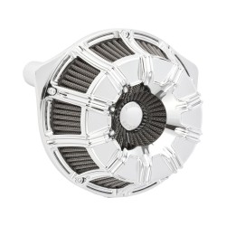 10-Gauge Inverted Series Air Cleaner Chrome
