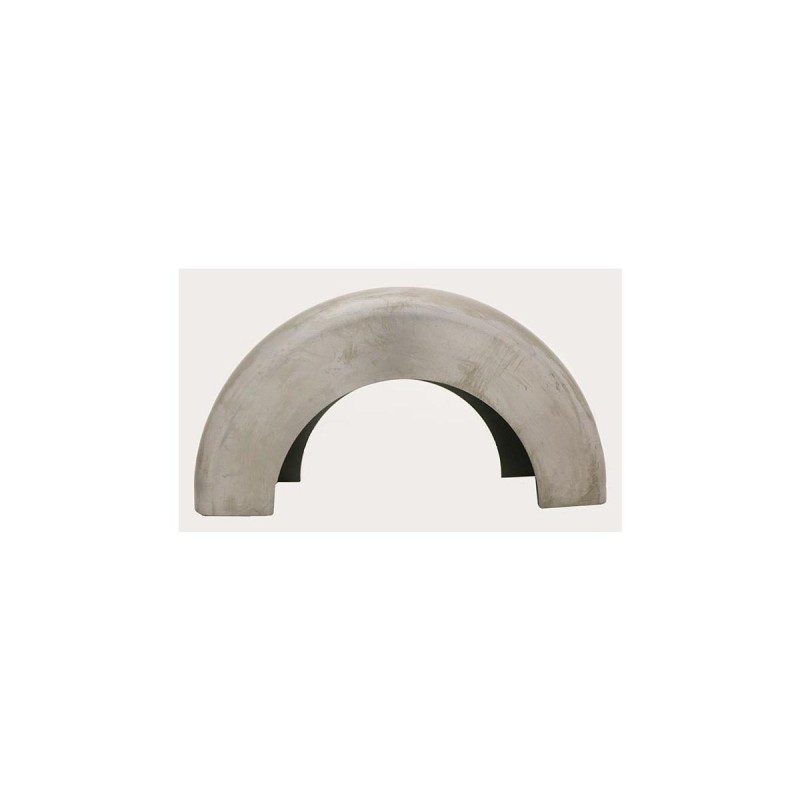 8 1/2" Roll-Your-Own Custom Blank Steel Rear Fender Smooth Side with 13 3/8" Radius