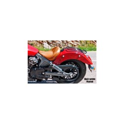 7" Solo Luggage Rack Chrome