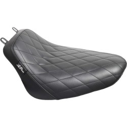 Bare Bones Solo Seat Diamond Stitch Black Vinyl
