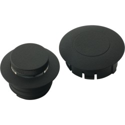 Screw In Pop-Up Gas Cap Set Vented and non-Vented set Black