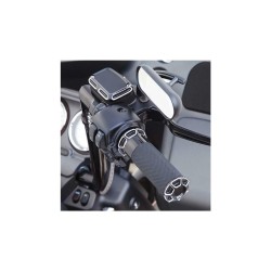 Beveled Fusion Grips Black Anodized 1" Throttle By Wire