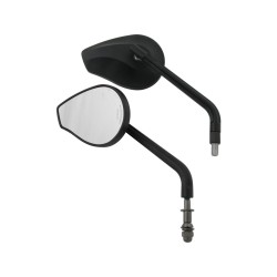 Phoenix 1 Mirror 175 mm stem Black, Anodized