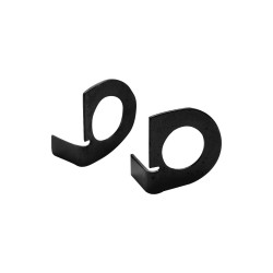 Footpeg Anti-Sag D-Clips Black