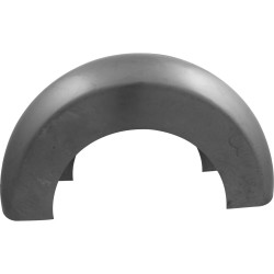 10 1/2" Roll-Your-Own Custom Blank Steel Front Fender Smooth-Side with 15 3/4" Radius