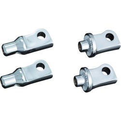 Splined Peg Adapters Chrome