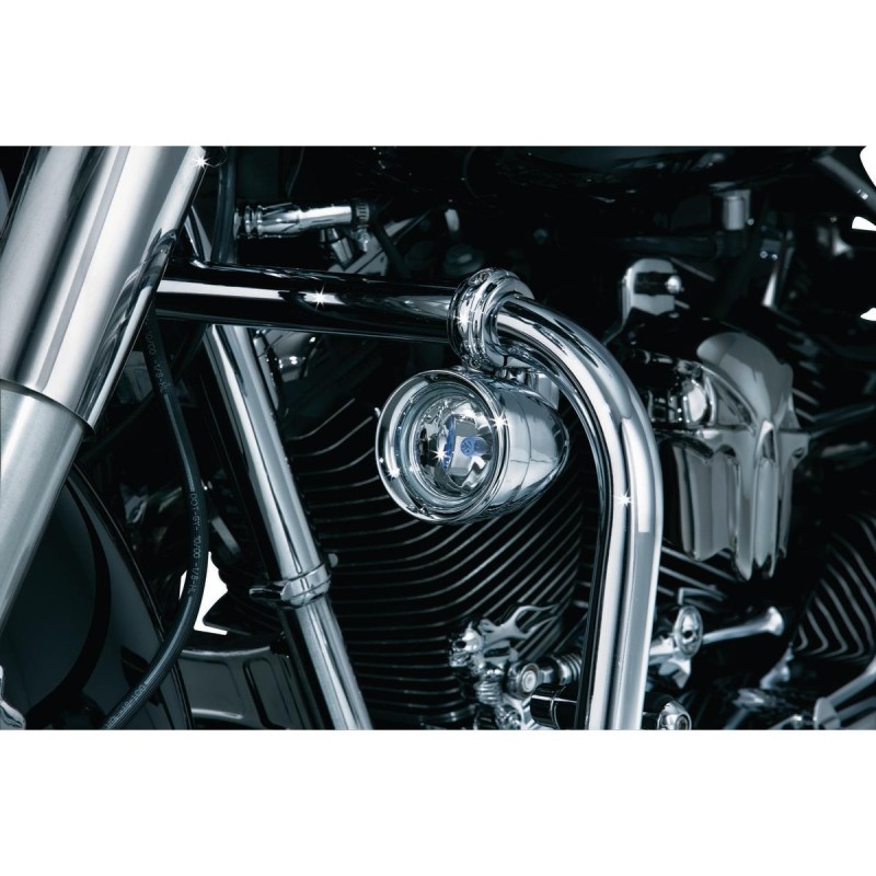 Engine Guard Mounted 3" Fahrlicht Chrome Halogen