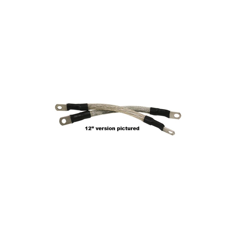 19" Pro Flex Battery Cable Stainless Steel Clear Coated