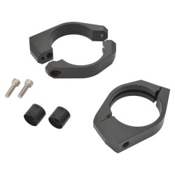 Turn Signal Fork Clamp Set 39mm Fork Mount Black