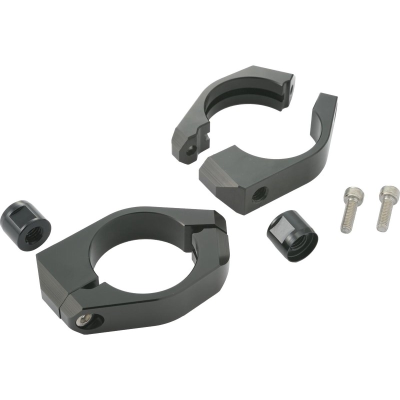 Turn Signal Fork Clamp Set 39mm Fork Mount Black