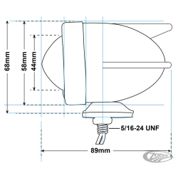 CLIGNOTANTS CARTOUCHE A 3 AILES